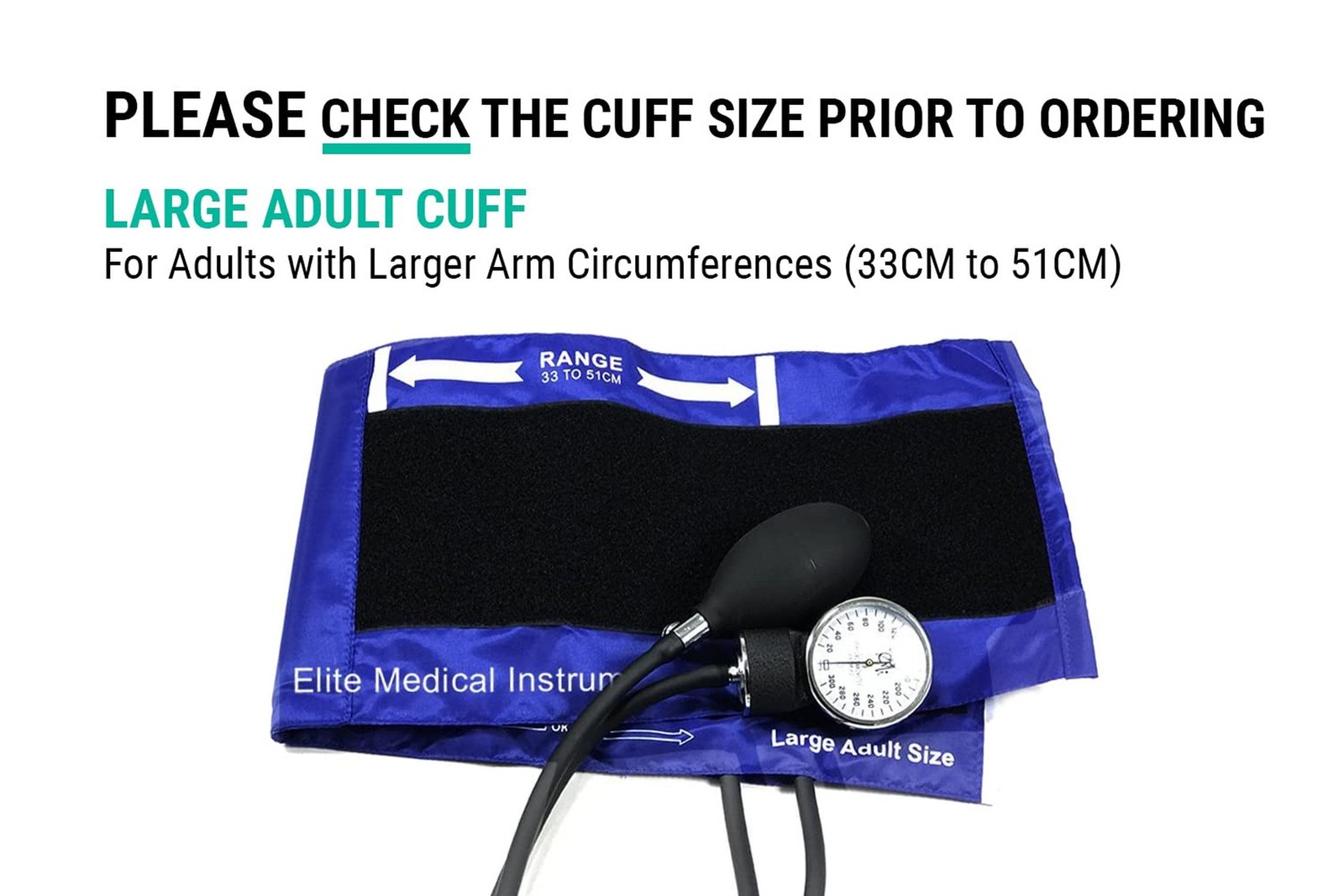 EMI EBL-430 Royal Sprague Stethoscope and Large Adult Cuff (See Large Cuff Si…