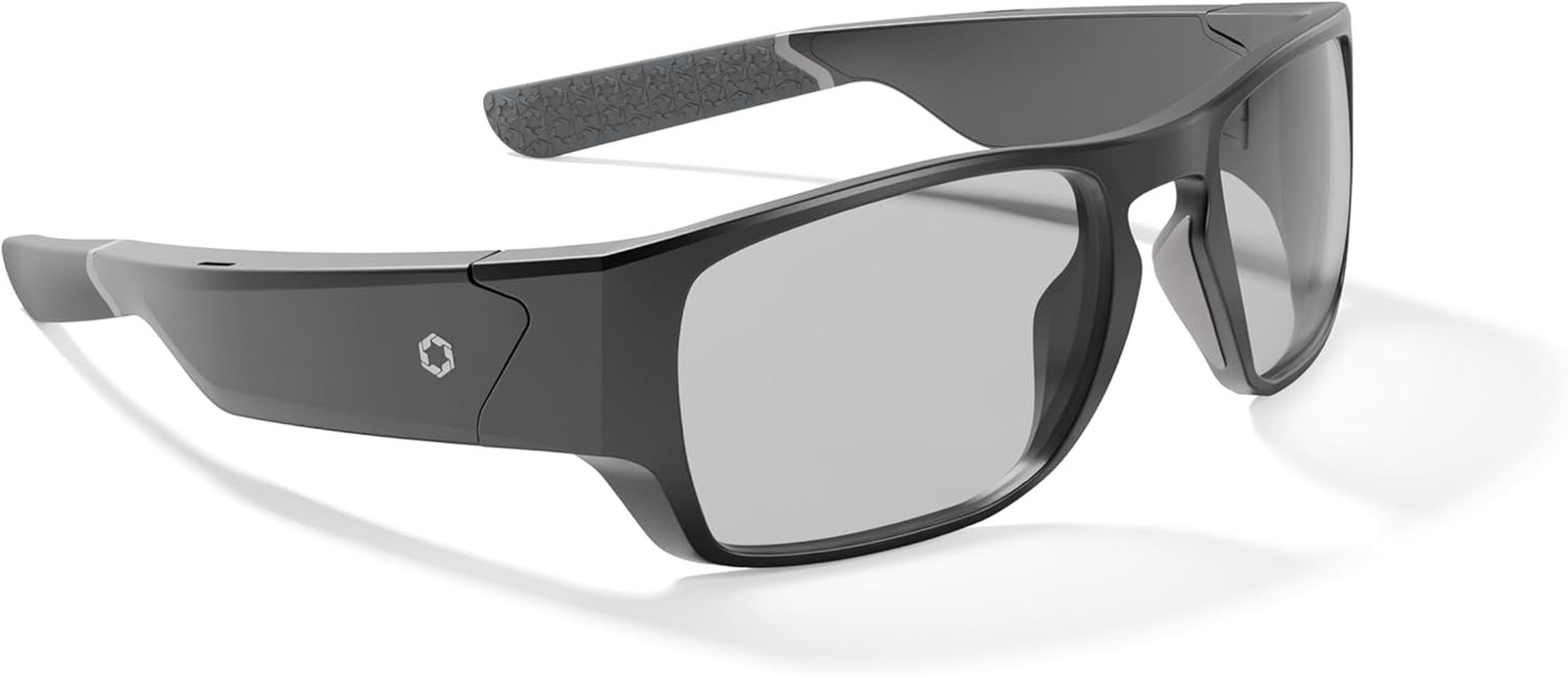 Armor Smart Safety Glasses, TR90 Frame, Light Adaptive Lenses, Open Ear Speakers