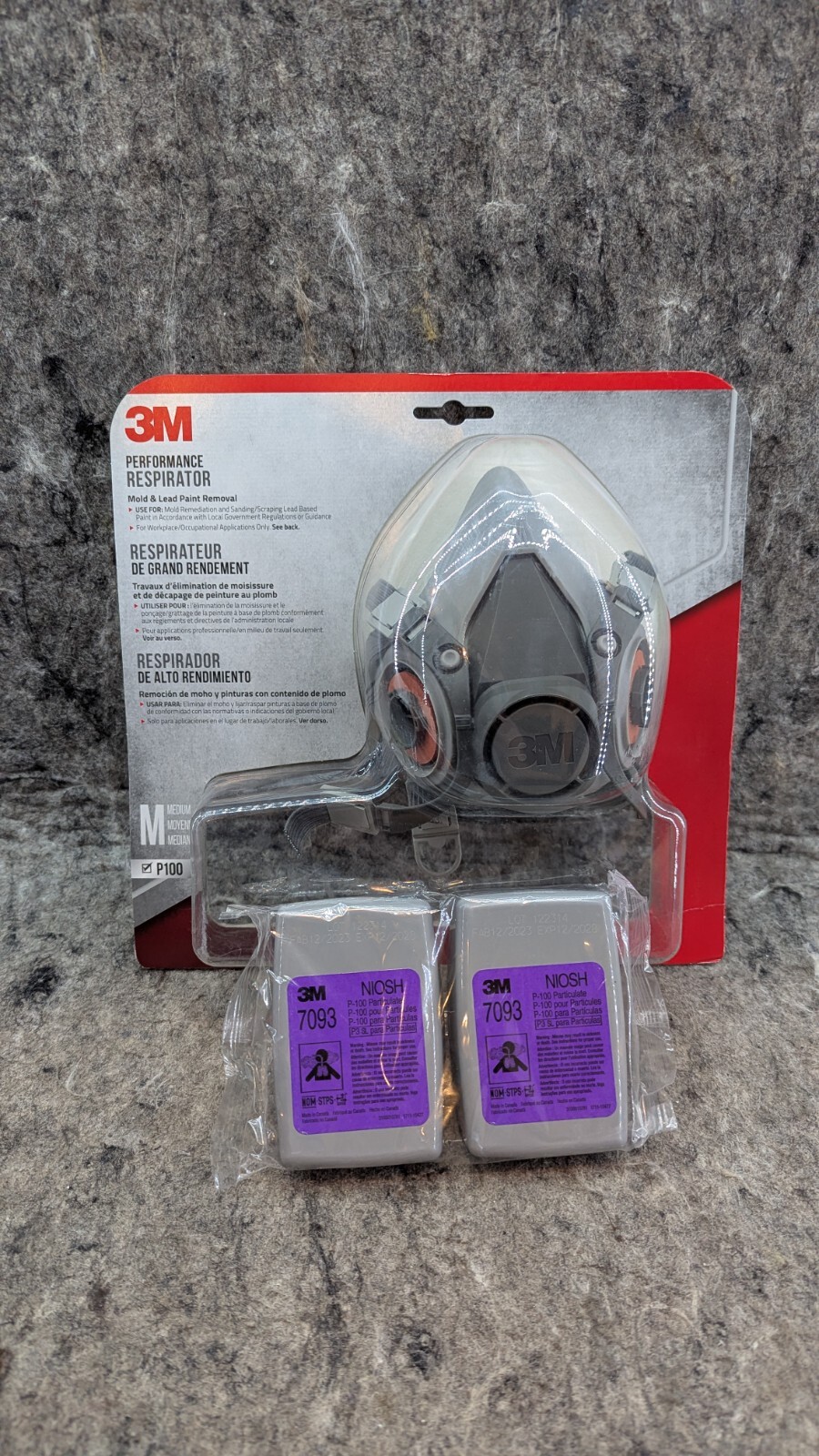 3M Performance Respirator 62093H1 P100 w/ 7093 Filter – Use By 12/2028