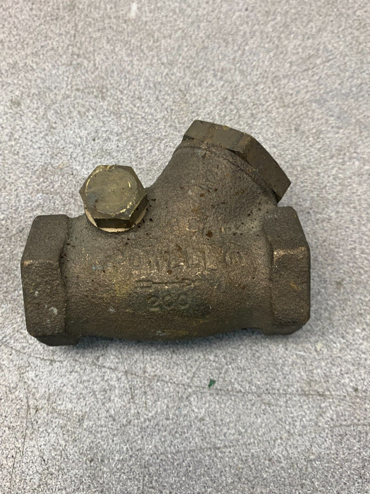 NEW NO BOX POWELL 3/4″ Y-PATTERN SWING CHECK VALVE 200