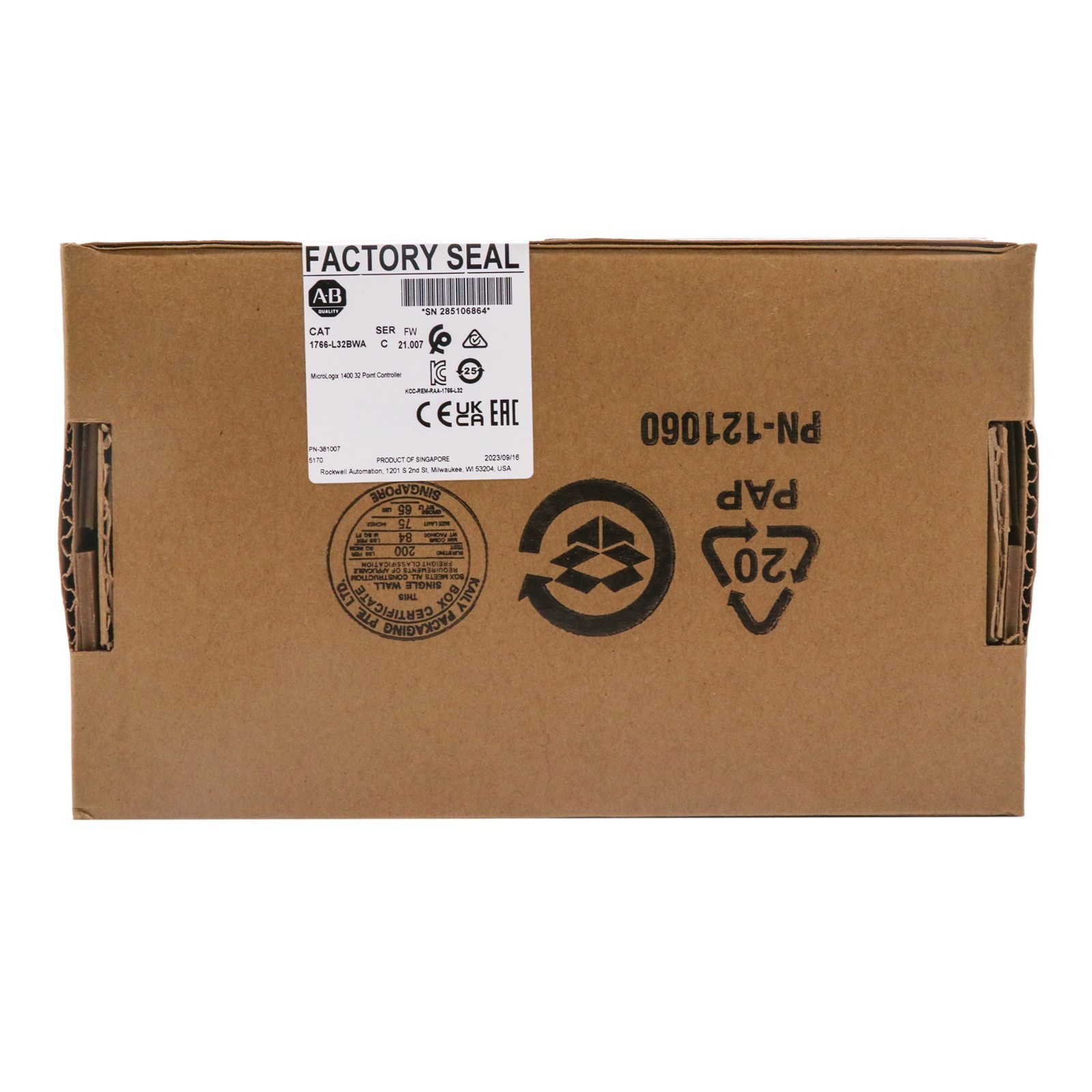 2025 New Allen-Bradley 1766-L32BWA Ser C MicroLogix 1400 32 Point Controller
