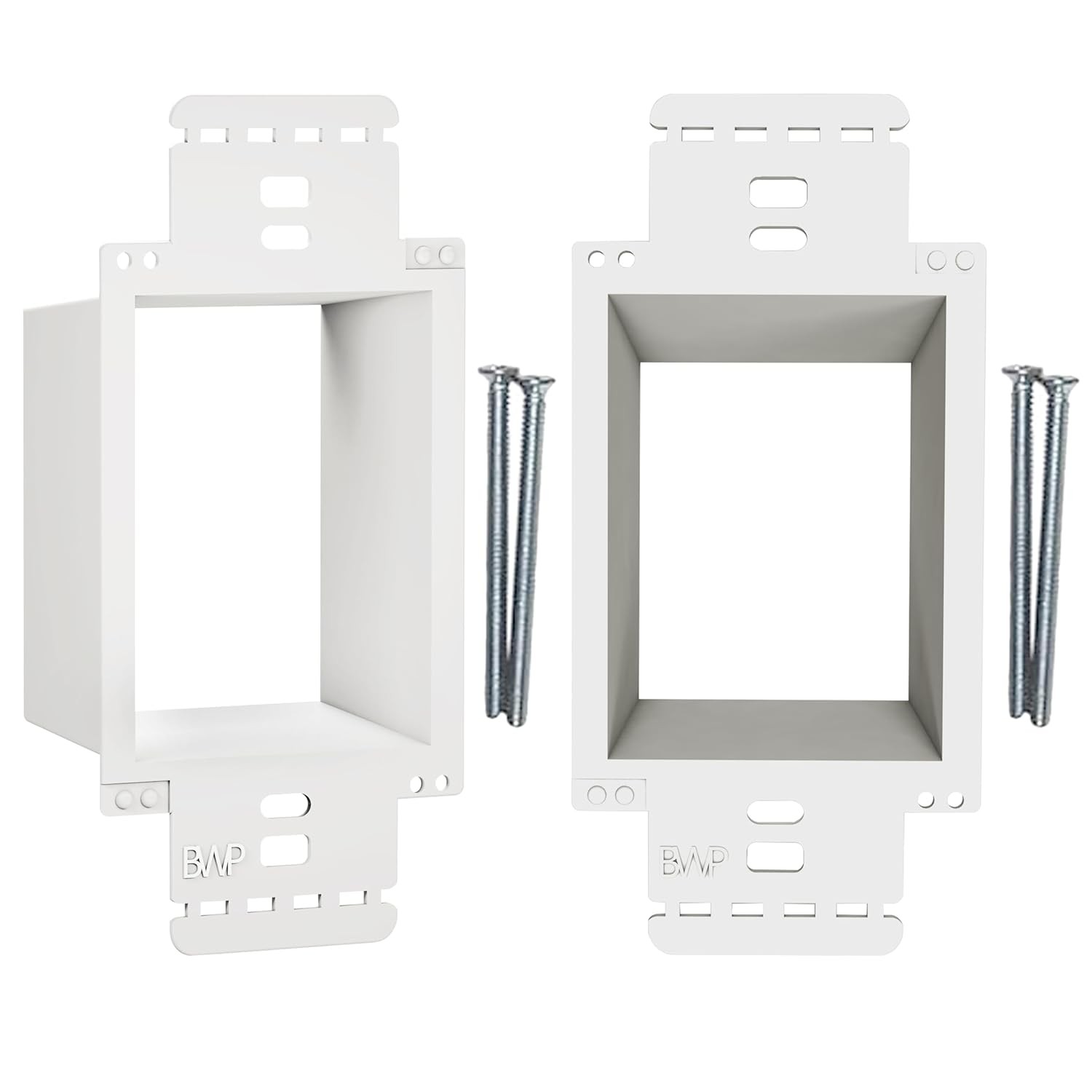 2 Pack Electrical Outlet Box Extender 1 Gang – Electrical Box Extender with 4