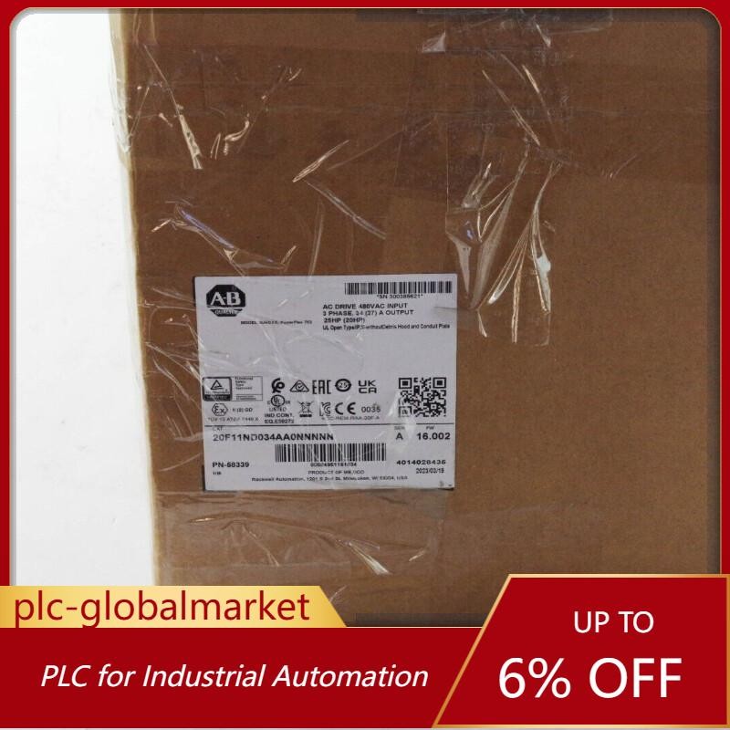 2023 Allen Bradley 20F11ND034AA0NNNNN /A 753 AC Drive Ser A 25HP US Free Tax