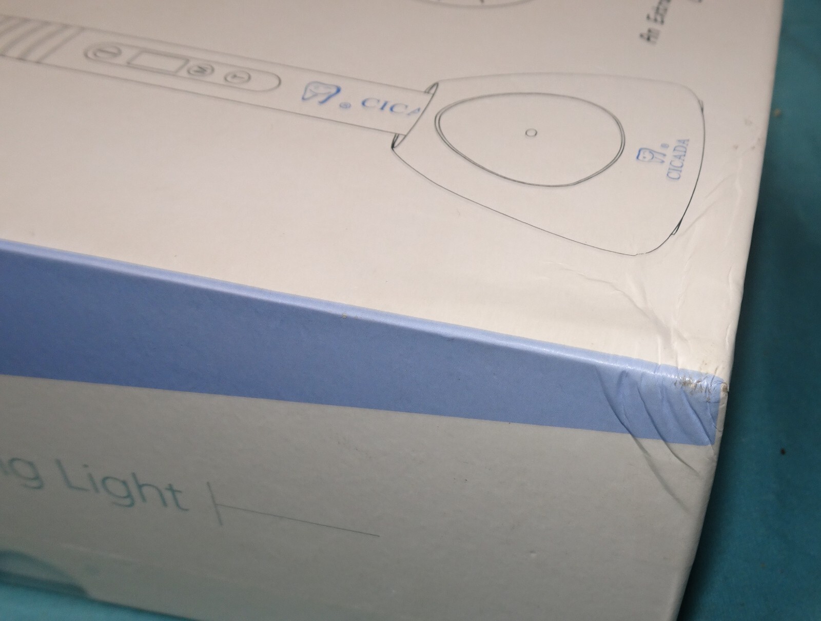 new open box = cicada led curing light cv 215 gun