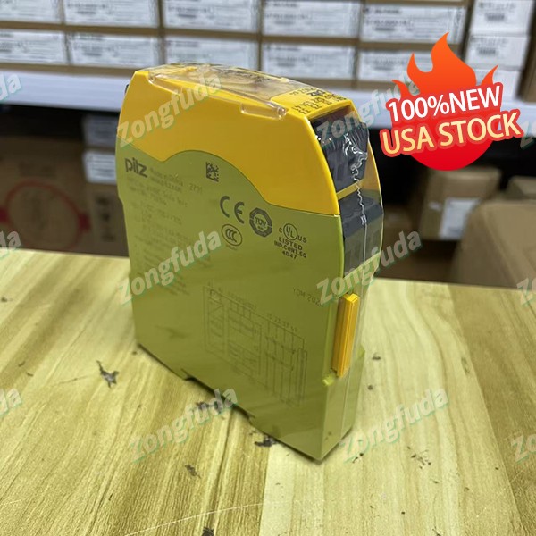 Brand New Sealed Pilz 750104 DIN Rail Mount Safety Contact Control Module