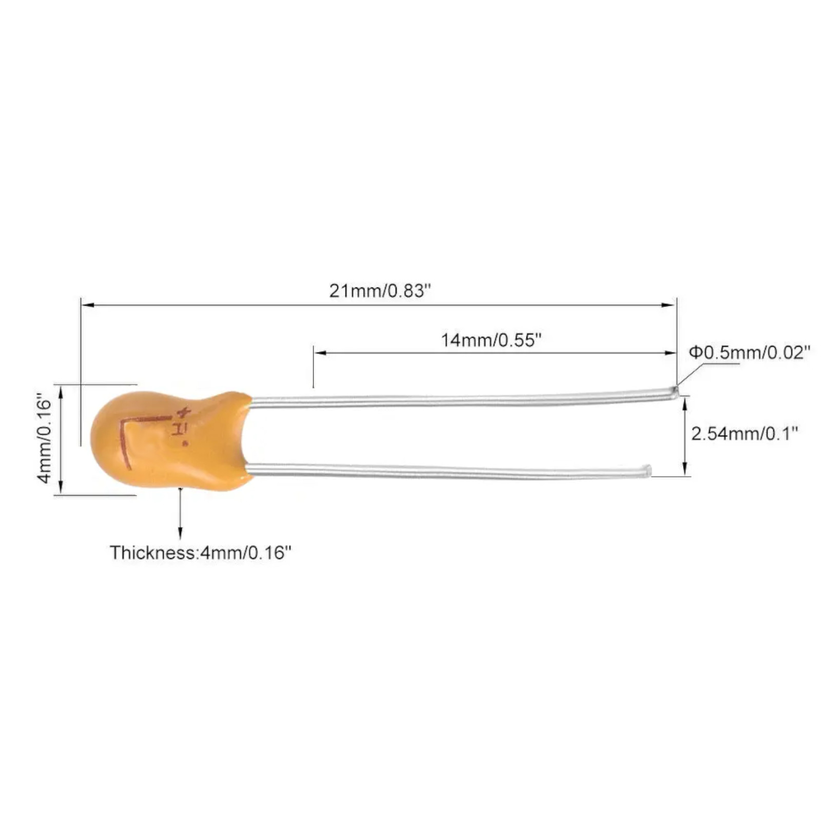 5 Pcs | 16V, 25V, 35V | Radial TANTALUM Capacitor | You Pick Value | US SHIP