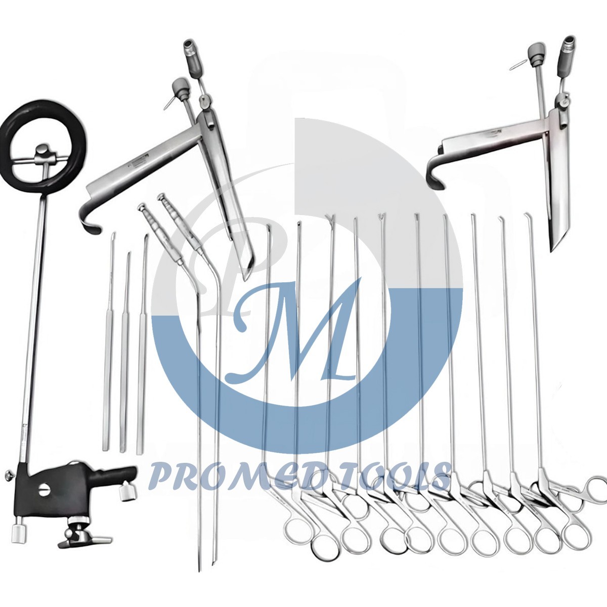 Pedestal Laryngoscope Set Micro Laryngeal Surgery ENT Endoscopic Instruments