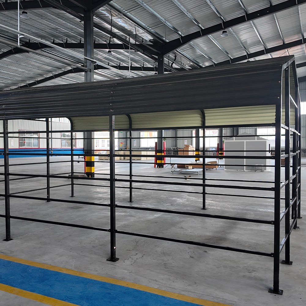 13x20ft Galvanized Metal Livestock Shelter Cattle Shed Steel Barn Horse Goat She