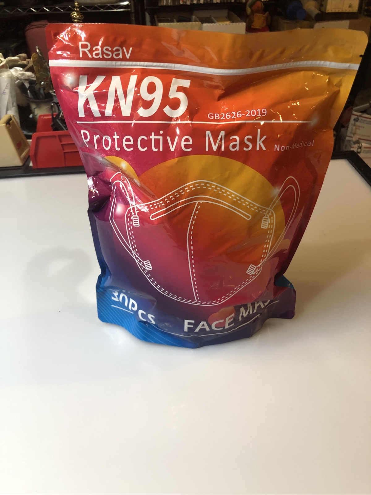 KN95 GB2626-2019 Standard Protective Face Mask 30 Per Bag – Rasav