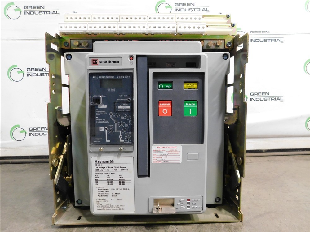 USED Cutler Hammer Magnum DS MDS616 Power Circuit Breaker 1600A 635V 1200A Plug
