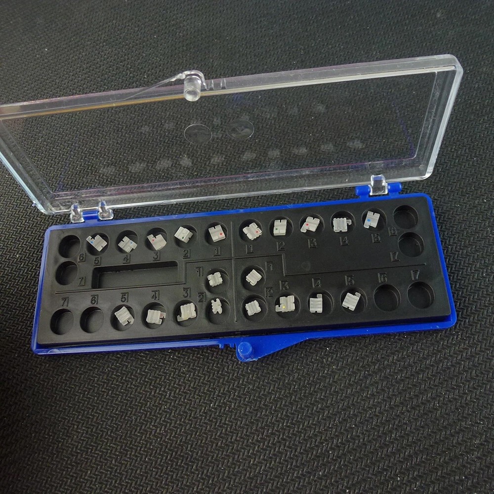 Dental Ortho Clear Bracket Monocrystalline Sapphire /Ceramic Braces Roth MBT 022