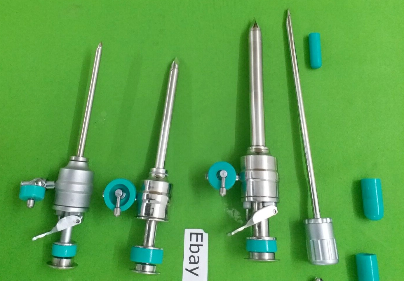7pc Laparoscopic Trocar Cannula & Safety Trocar Laparoscopy Surgical Instrument