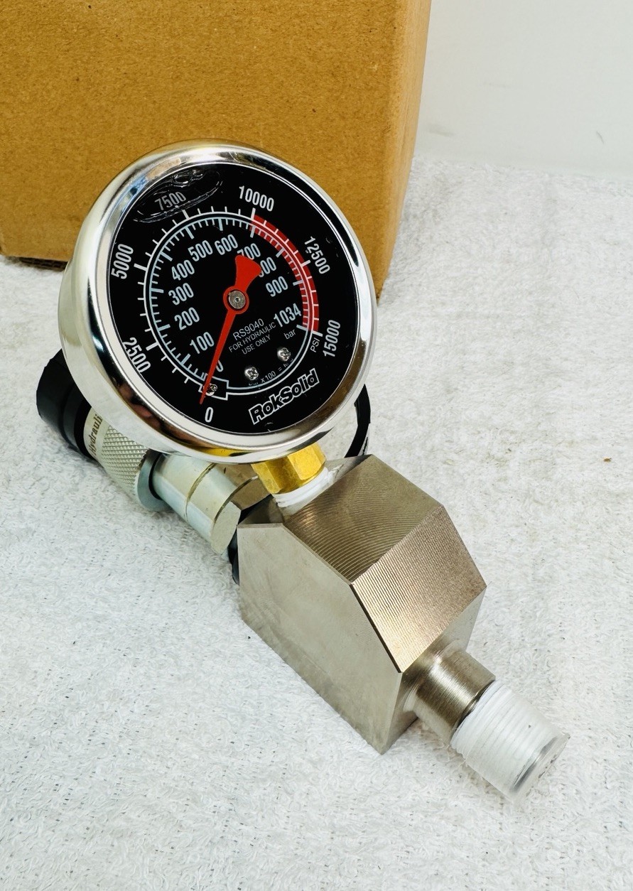 10,000 PSI Gauge / Manifold Enerpac GA45GC Style, High Quality, Excellent Design