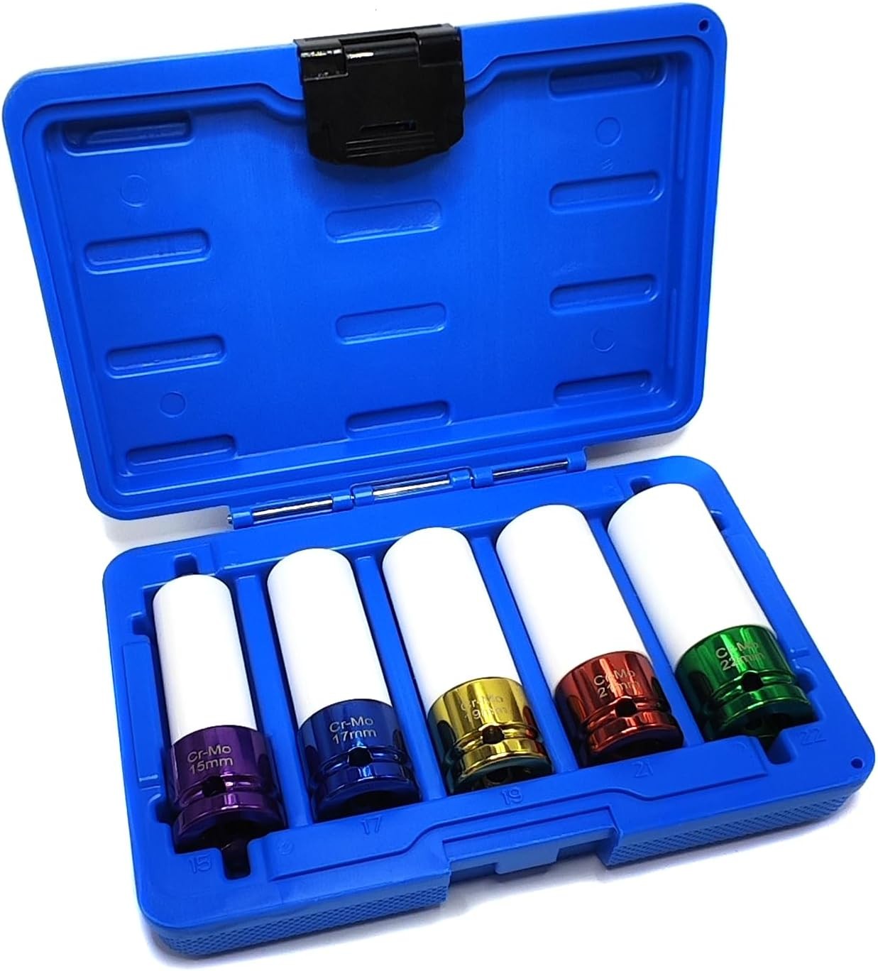 5PCS 1/2″ 15mm 17mm 19mm 21mm 22mm Impact Drive Lug Nut 15 17 19 21
