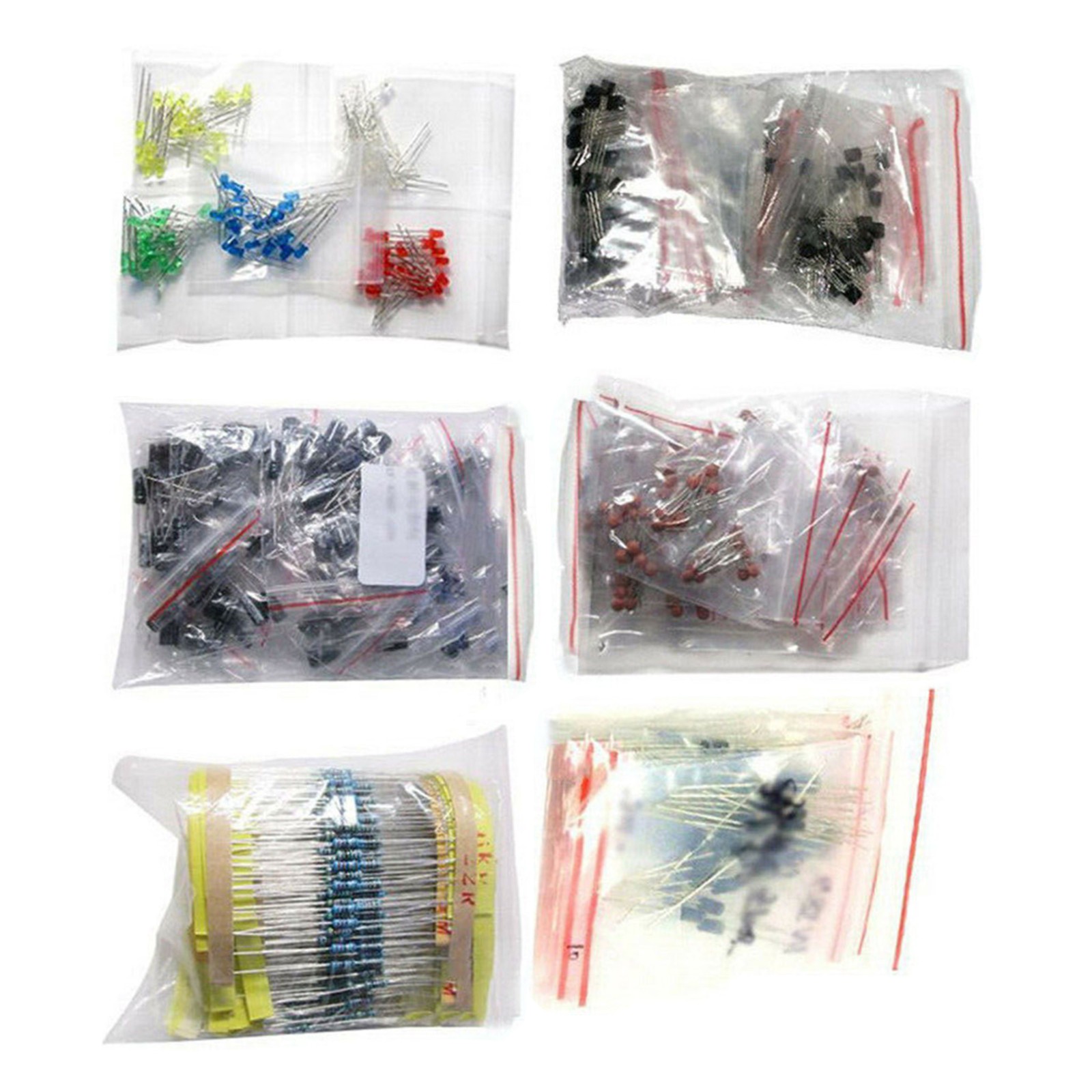 1390pcs/Set Electronic Components Kit Basic Electronics Transistors Assortment