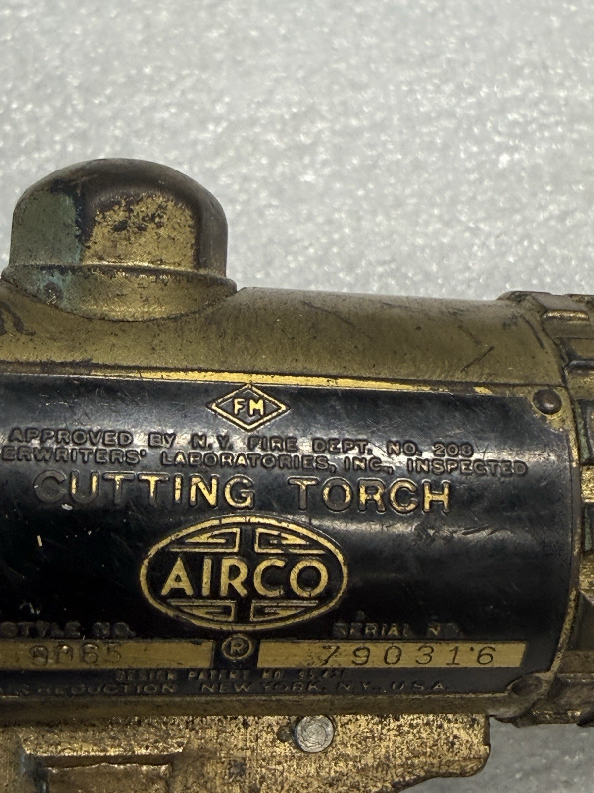 Airco Cutting Torch – Model 9065 With Style 65 Tip – Corn Cob Grip / Handle