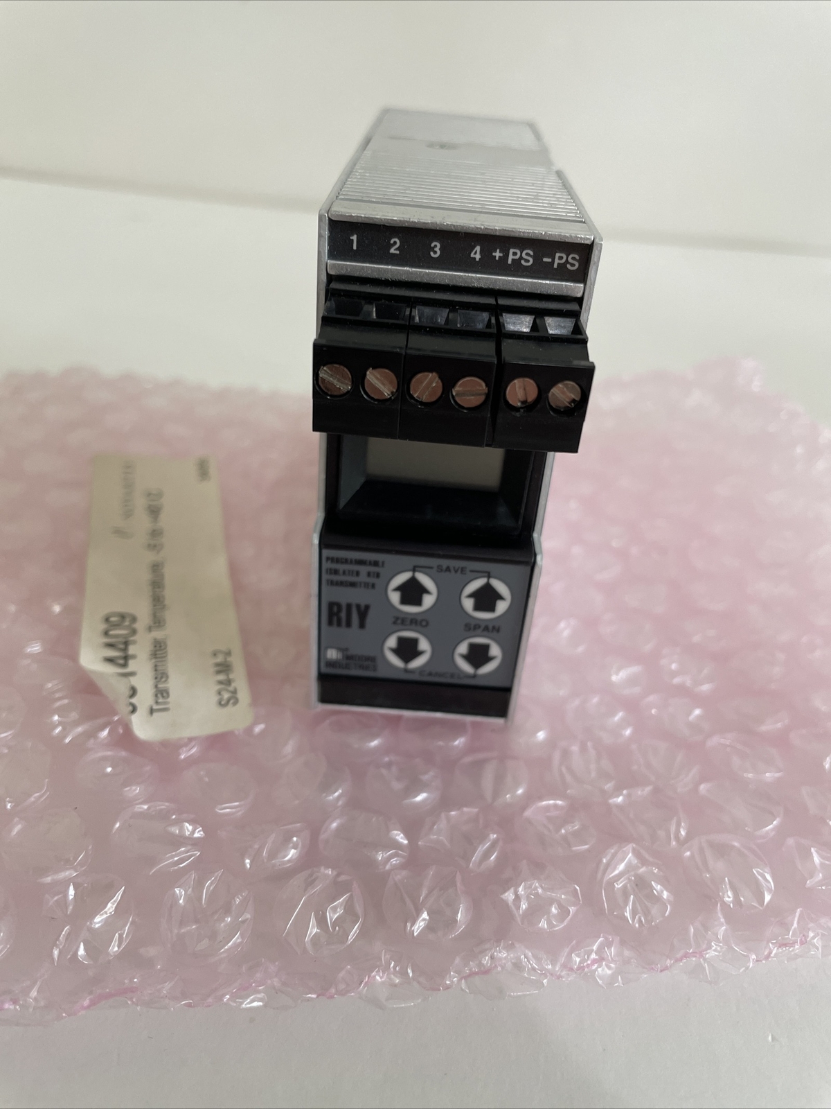 MOORE Industries Temperature Transmitter RIY/R0-0-N5-40C 4-20MA/12-42DC Warrantt