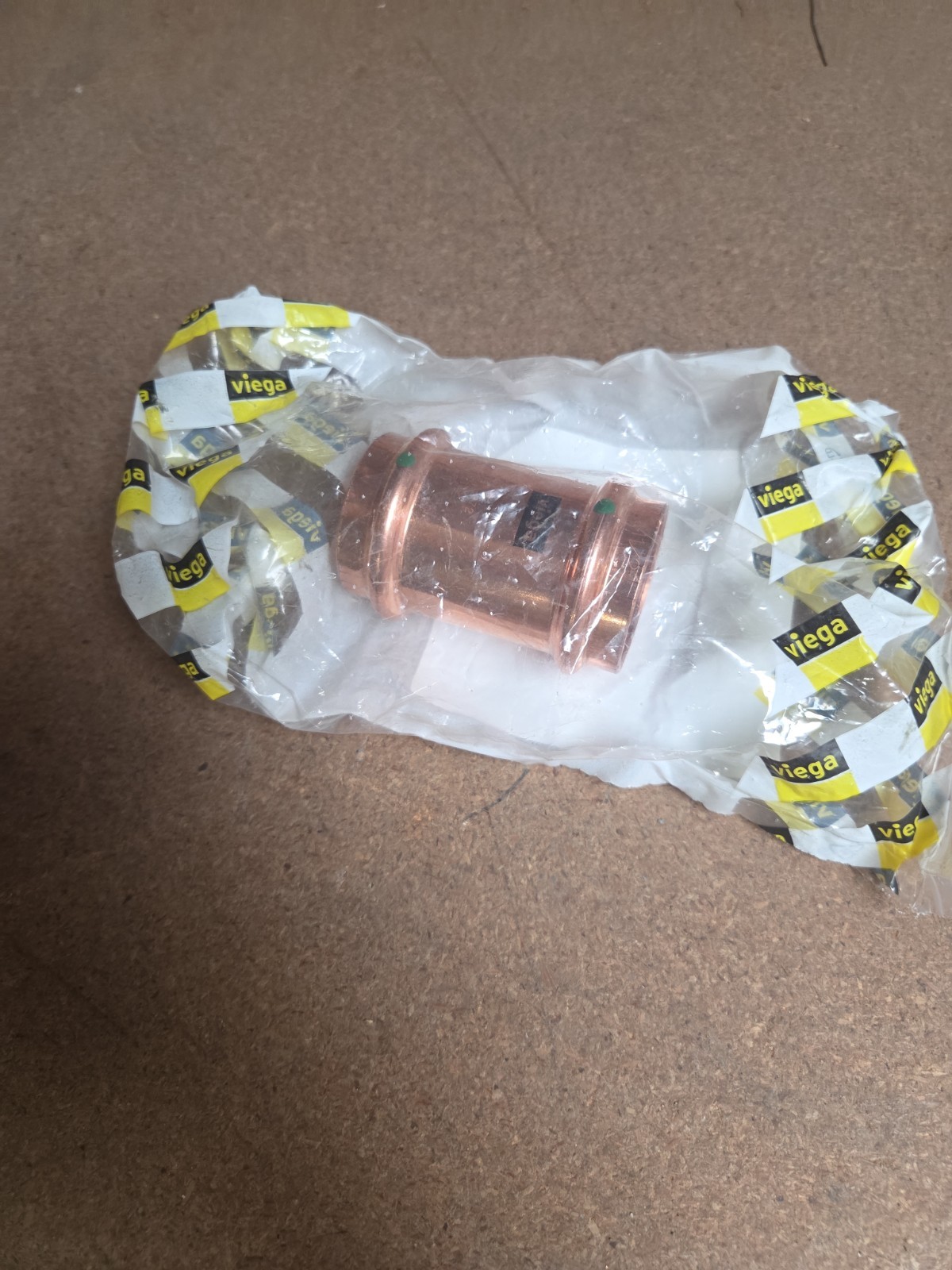 1-1/2″ Viega ProPress Copper SLIP Coupling No-Stop 78192 Pro Press