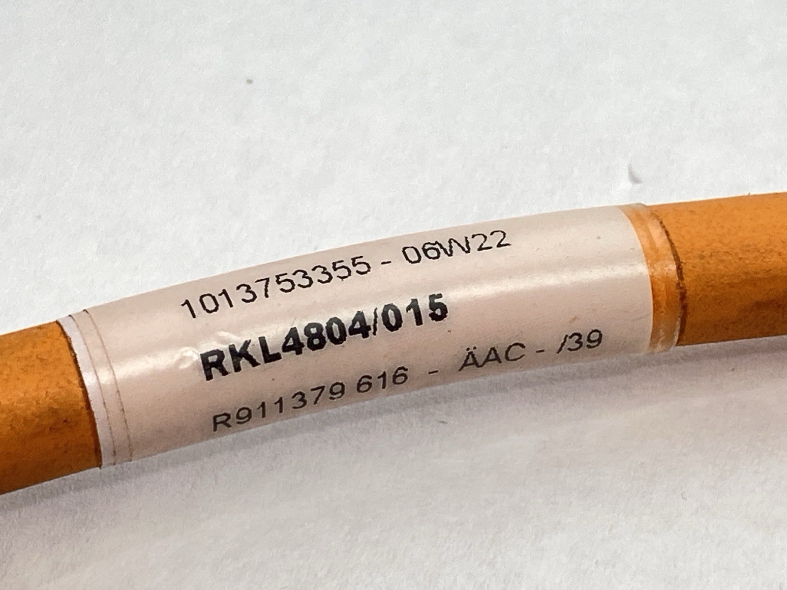 Bosch Rexroth RKL4804/015,0 Motor Power Cable R911379616 15m