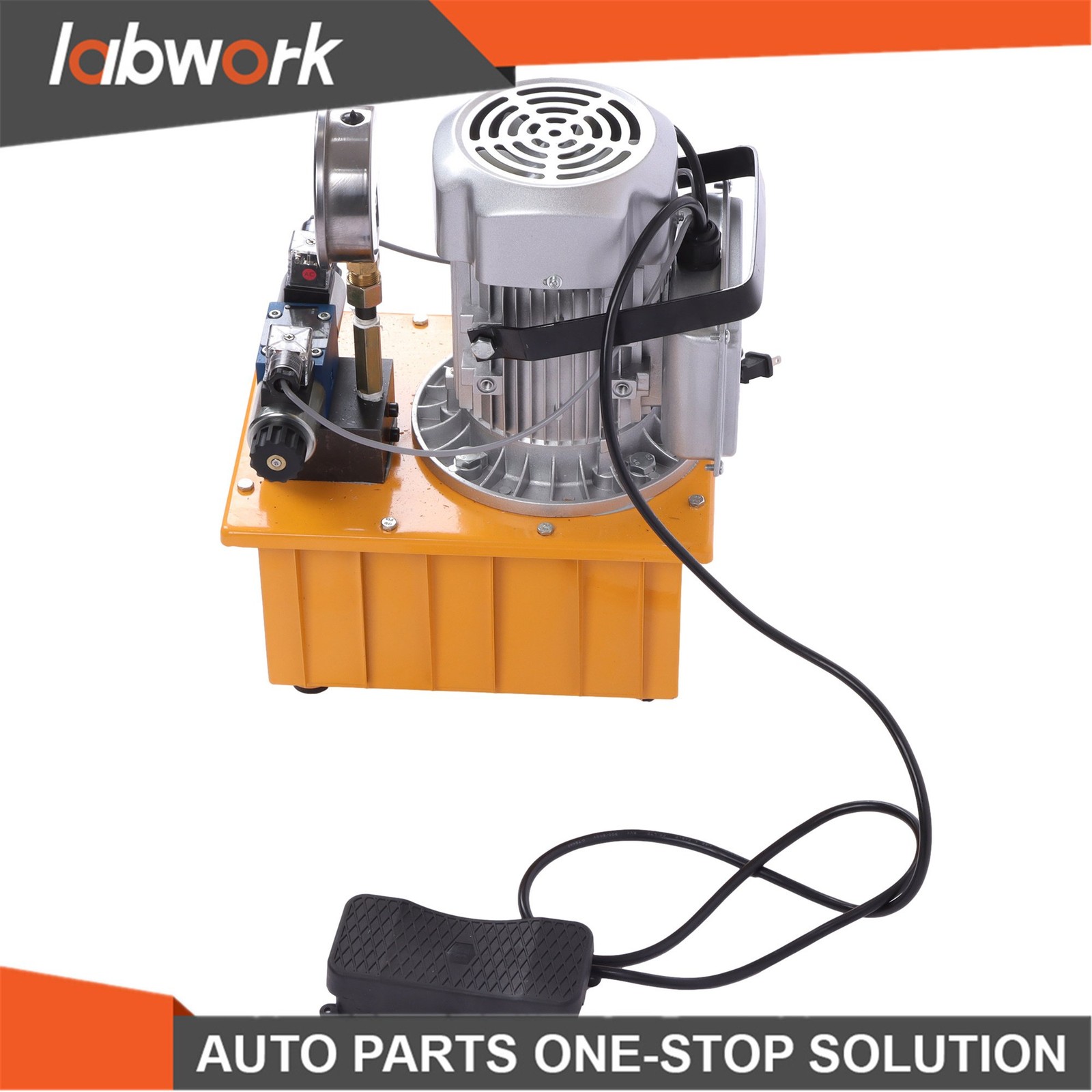 Labwork 10000 PSI Double Acting Hydraulic Pump 8L 0.7L/min 750W 110V