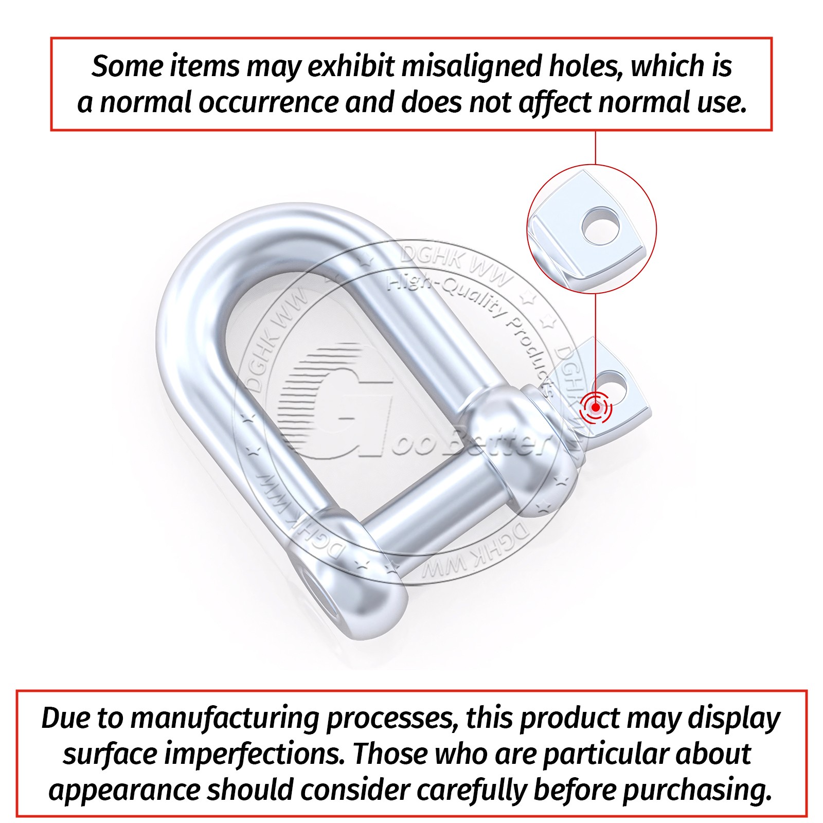 M6-M50 Galvanised Steel Lifting Towing Bow Dee D Link Shackles 0.02 Ton to 9 Ton