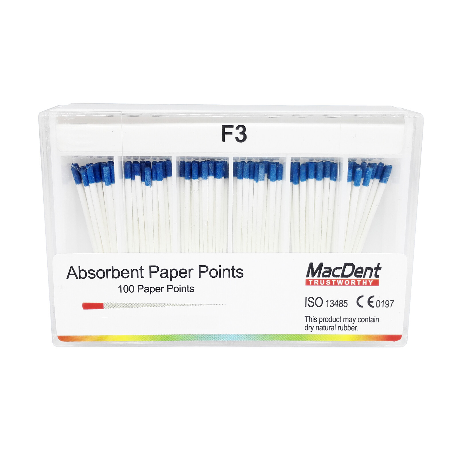 MacDent Dental Gutta Percha Points/Absorbent Paper Points Endodontic Root Canal