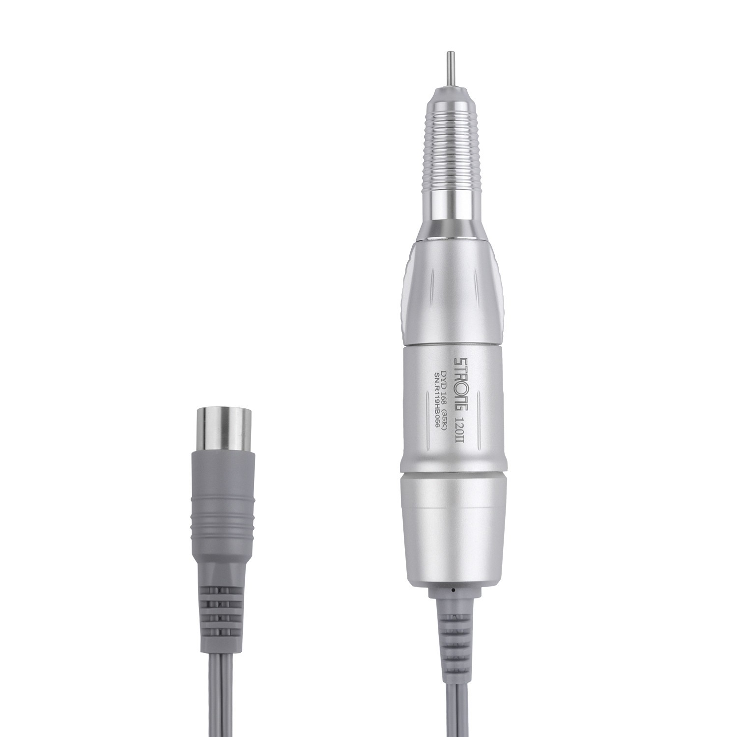 STRONG 120II Dental Lab Micromotor Polisher Handpiece Nail Art Drill Pen Silver