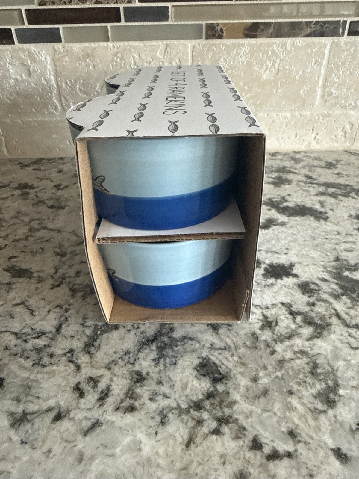 NEW Sardine Ramekin Set Of 4 Bowls by Prima Designs