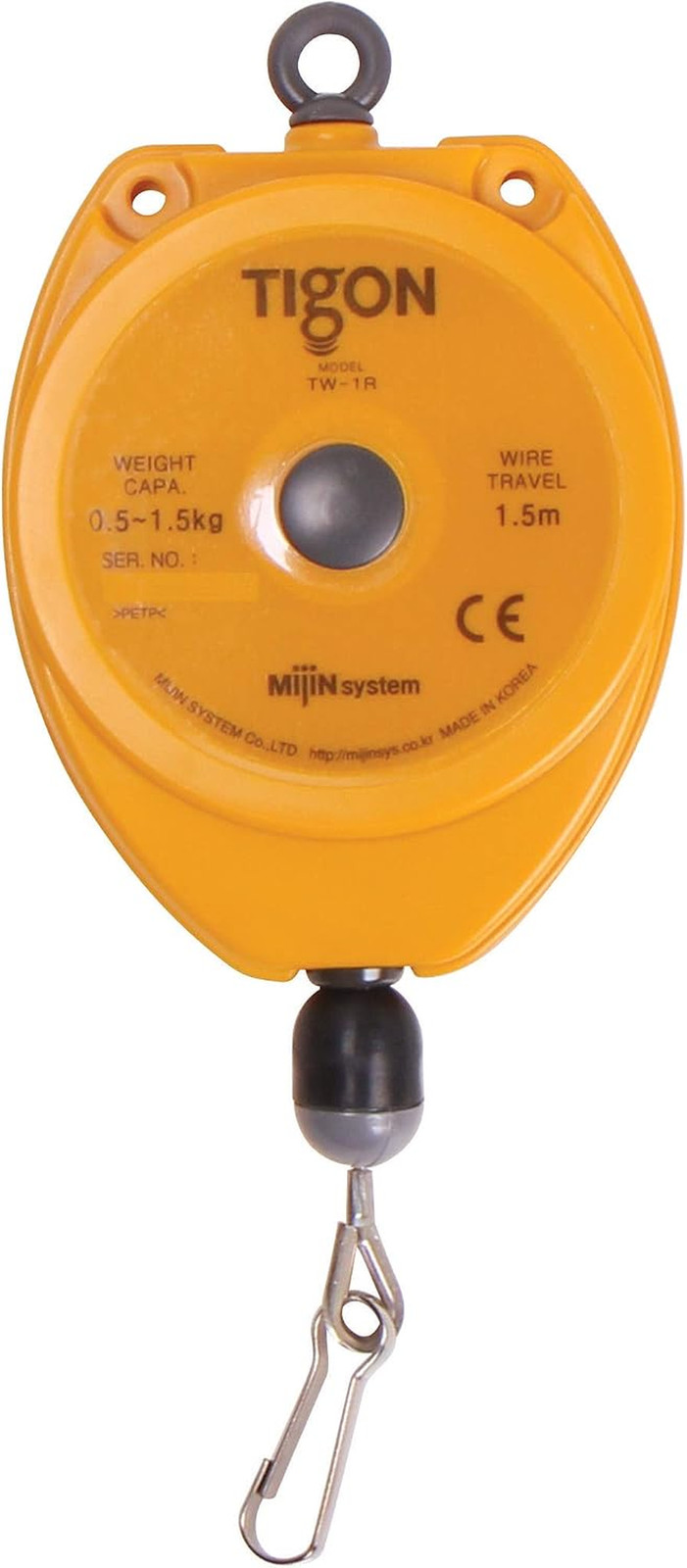 Tigon TW-1R Retractor, Spring/Tool Balancer (Load Capacity: 0.5-1.5 Kg/1.1-3.3 L