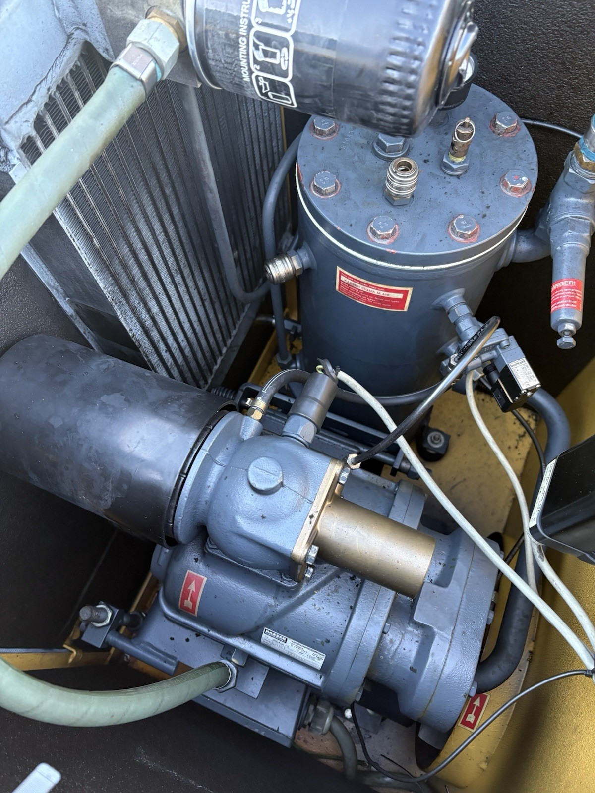 ^USED 15 HP KAESER SK-19 ROTARY AIR COMPRESSOR