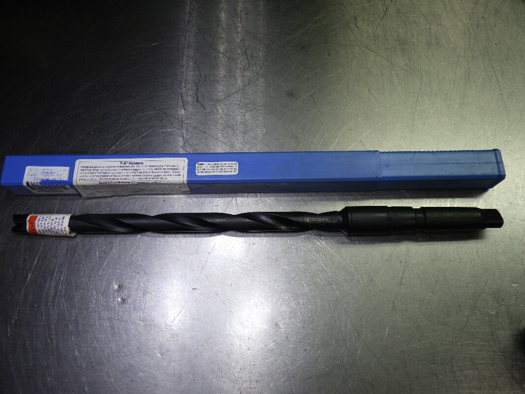 AMEC T-A #1 .69-.96″ Coolant Thru Drill Morse Taper #3 Shank 25010H-003I (LOC36