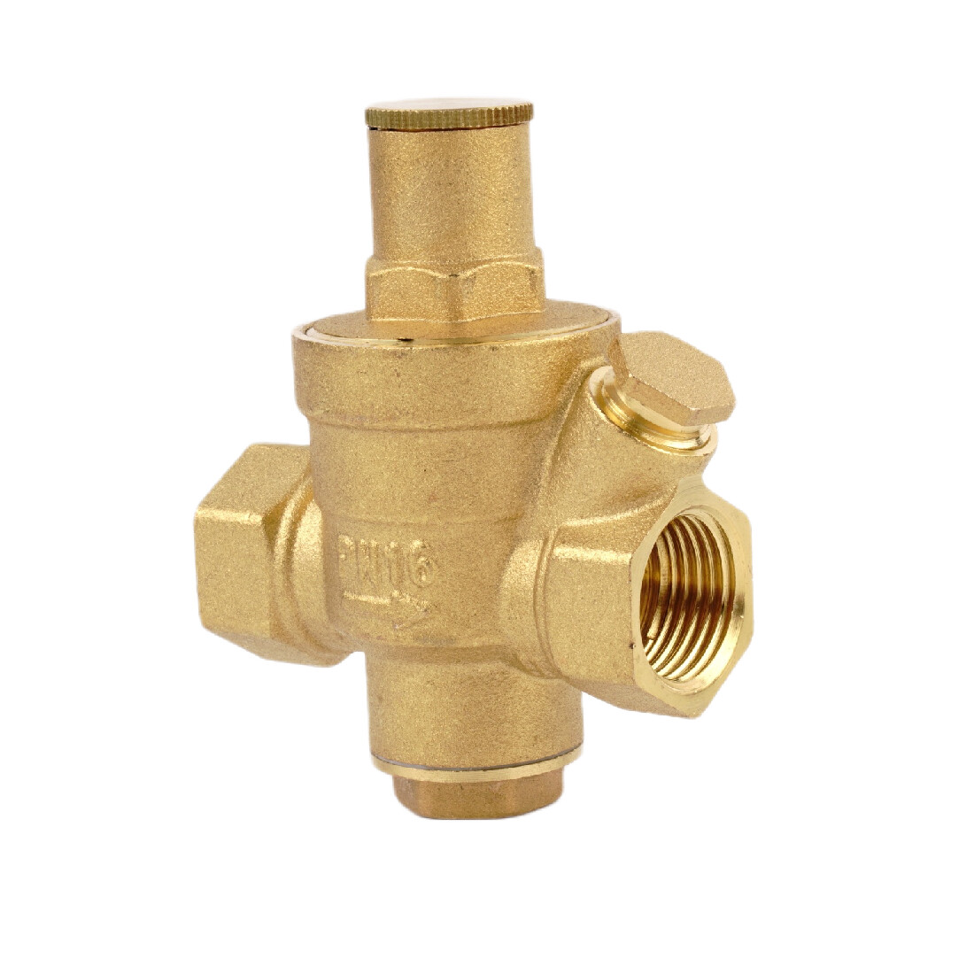 Water Pressure Regulator DN15(1/2″) 15mm Adjustable Brass Reducing Valve-