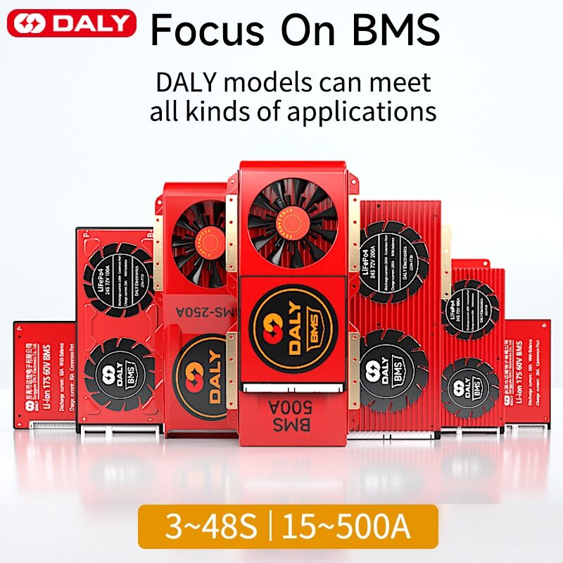 Daly Smart BMS LI-ION 4S 12V 20A 40A 100A 200A 300A LITHIUM Protection Balance