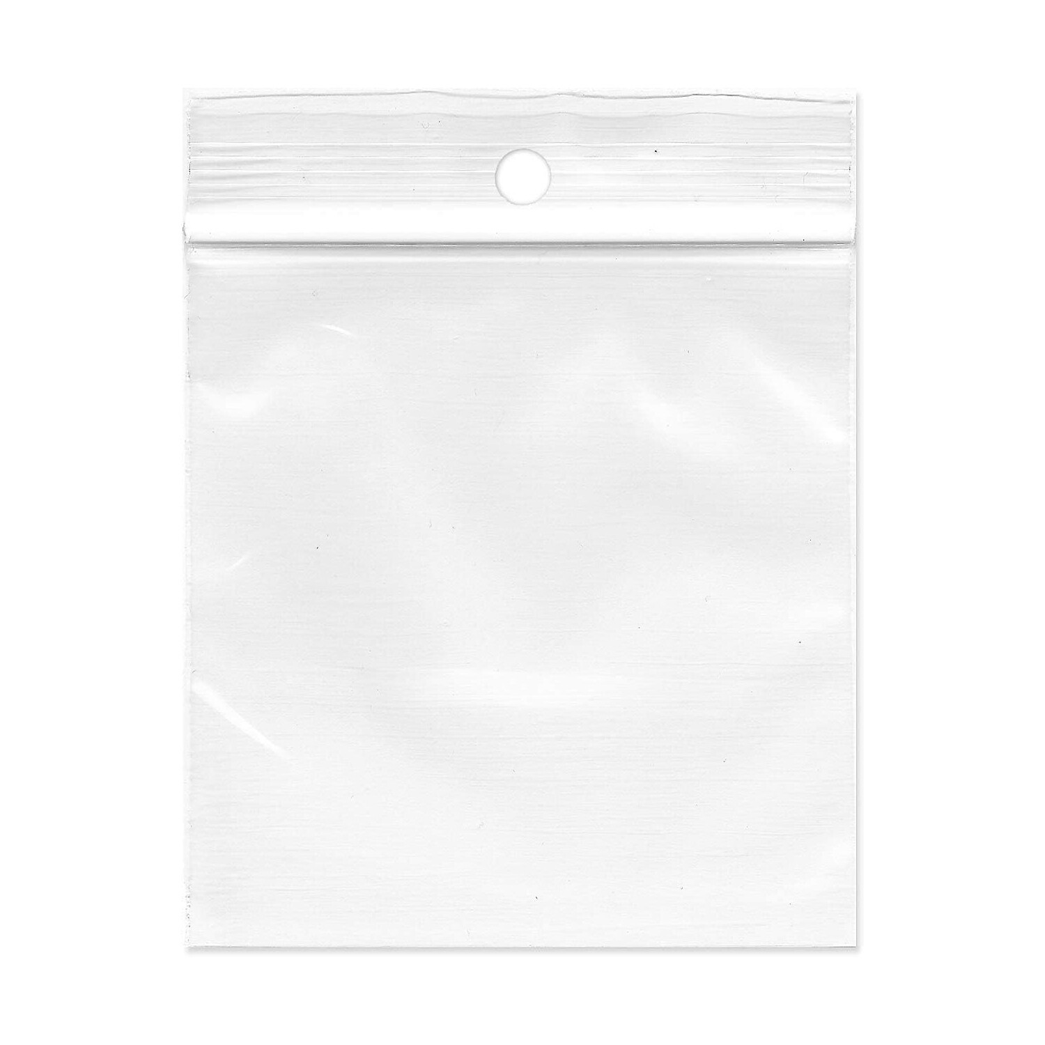 1000-10000 Zipper Self Seal Plastic Reclosable 4 Mil Top Lock Hang Hole Poly Bag