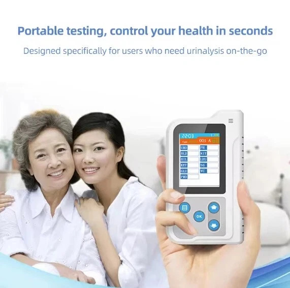 BC401 Professional Urine Analyzer Fast Accurate Urine Testing w 100 test Strips