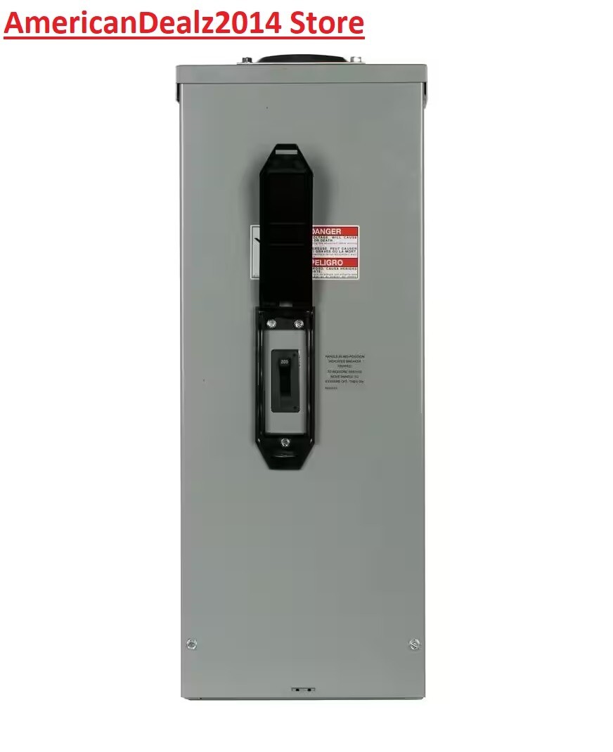 NEW Eaton 200 Amp 120/240 Volt Enclosed Circuit Breaker – ECCVH200R