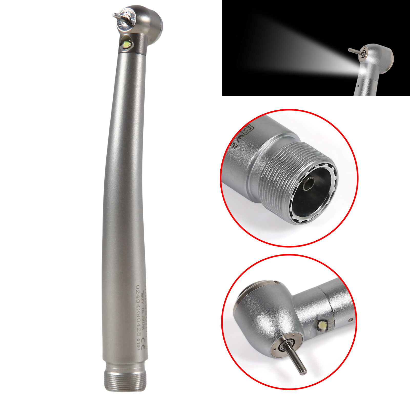 2 Fit Kavo LED High Speed Handpieces +1 Low Speed Latch Oral Kit 2 Hole US STOCK