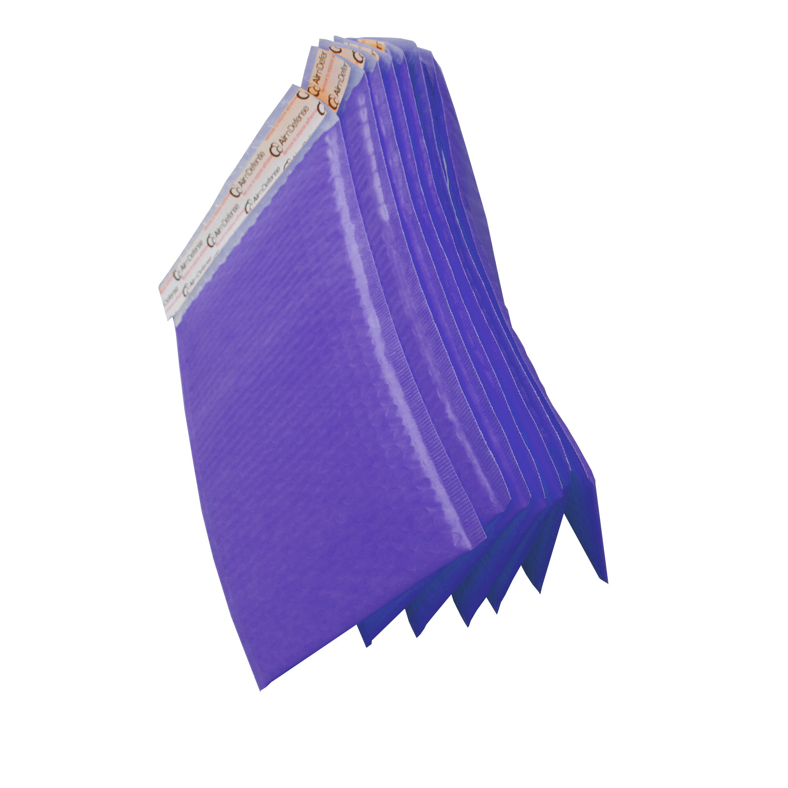 AirnDefense 1000 #000 4X8″ Purple Poly Bubble Mailers Shipping Padded Envelope