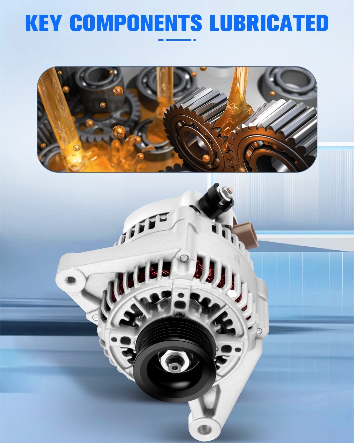New High Output Alternator for Toyota Corolla 2005-2008 Matrix 2003-2008 13878