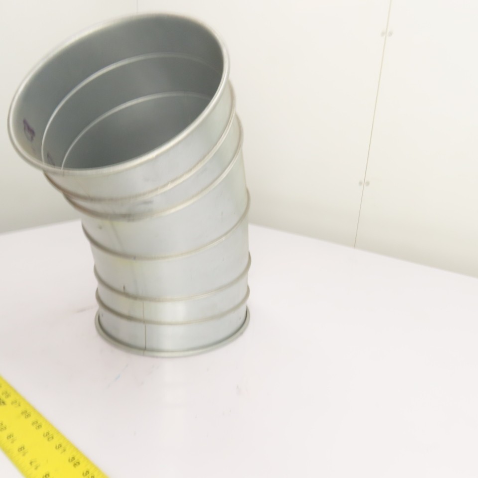 Nordfab 8040400010 10″ QF 45° Galvanized Steel Segmented Duct Elbow 22ga