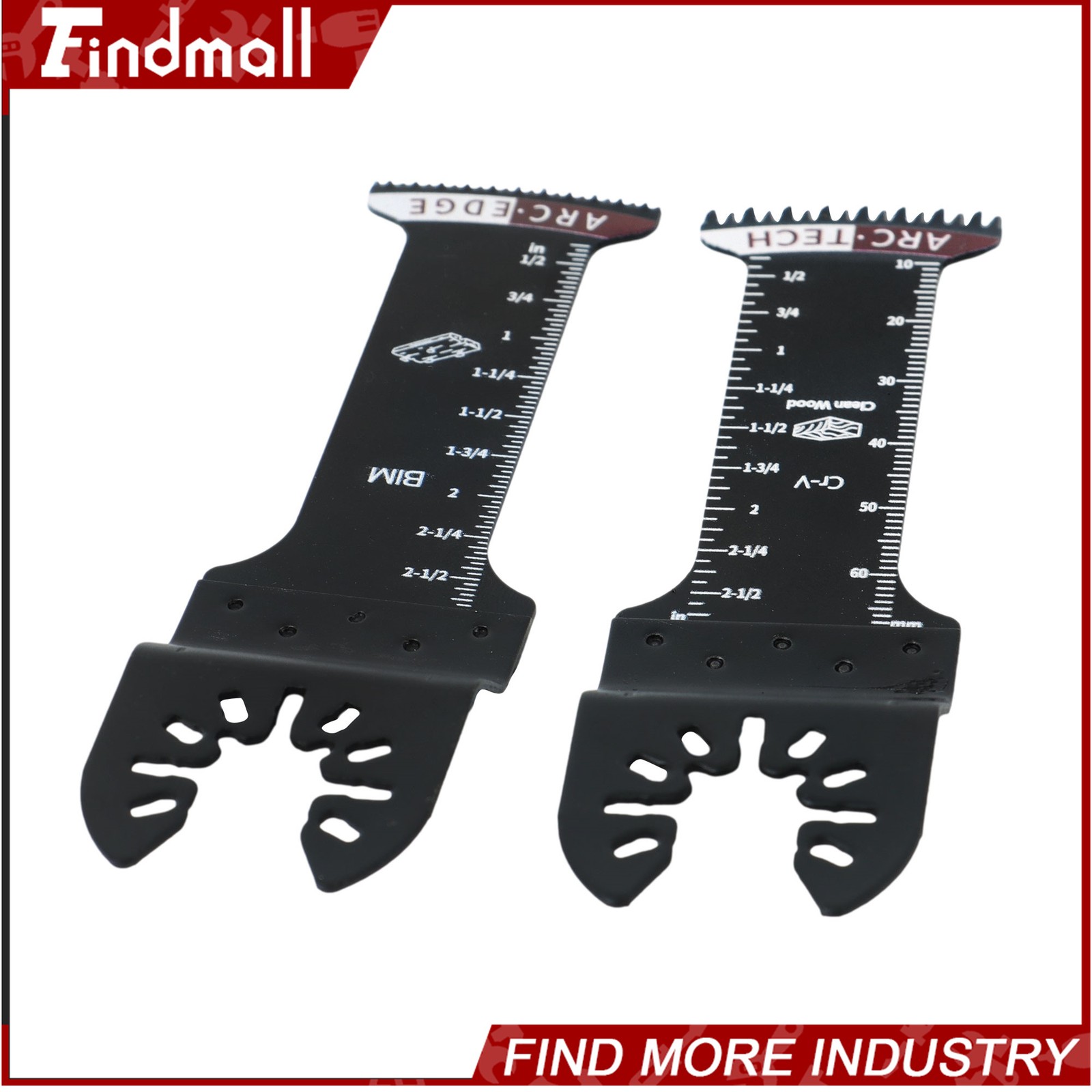 Findmall 10Pcs Extra Long Multitool Blades Japanese Tooth Oscillating Saw Blades