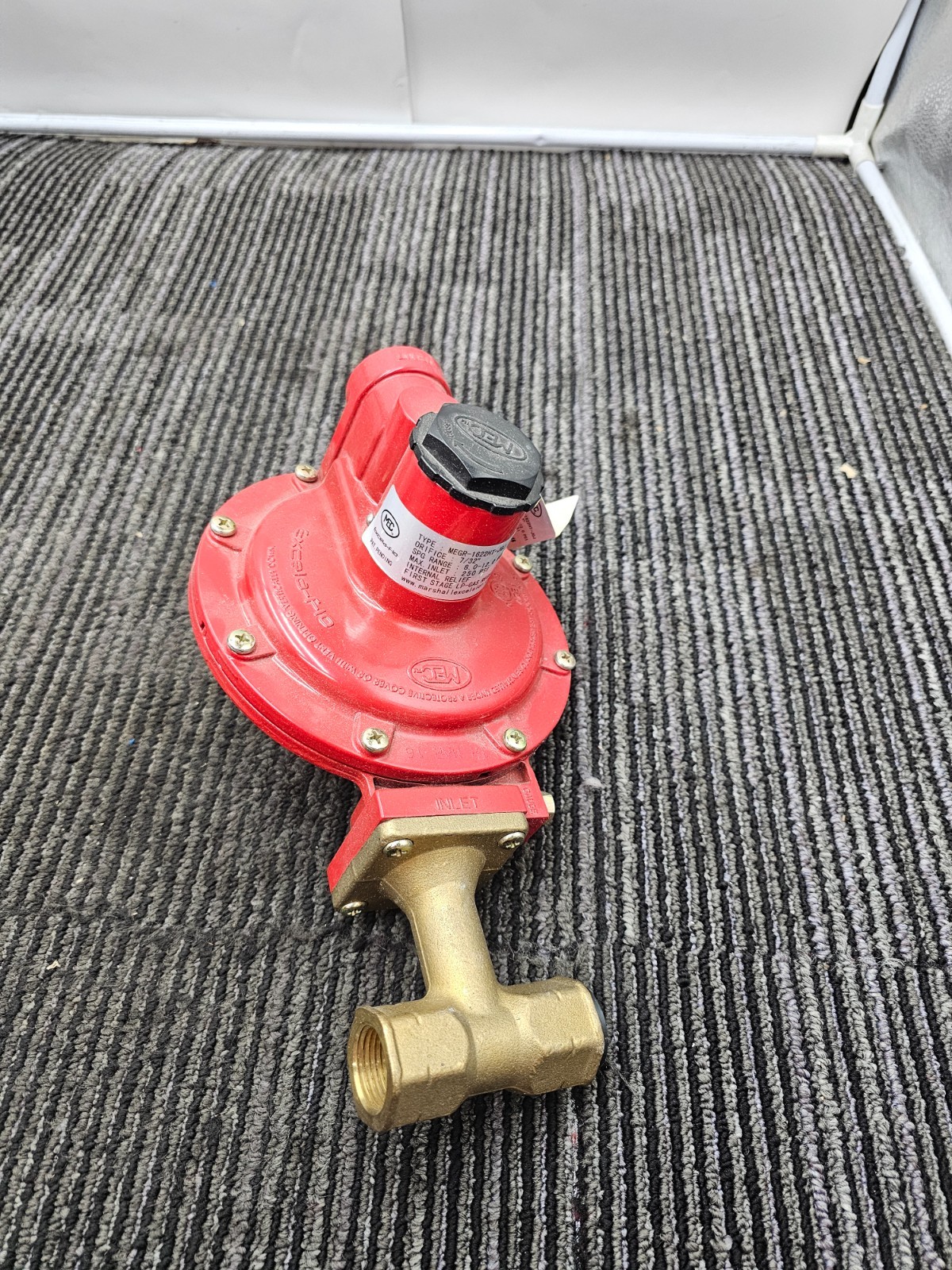 MEC MEGR-1622HT-JGJ Excela-Flo First Stage LP Gas Regulator 8.0-12.0 PSI