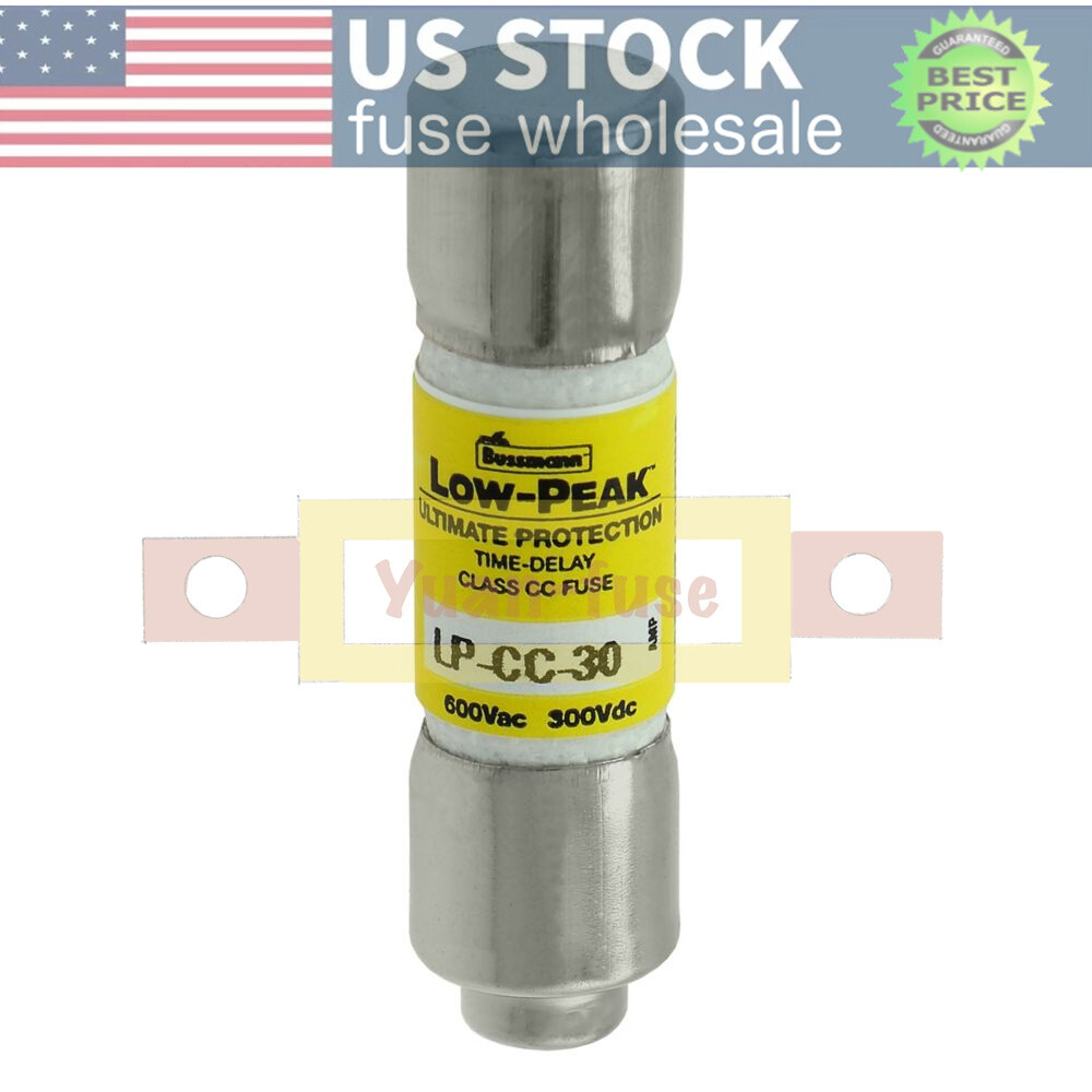 10PCS LPCC30 New Bussmann LP-CC-30 30A 600Vac Time-delay Fuse Fast Delivery