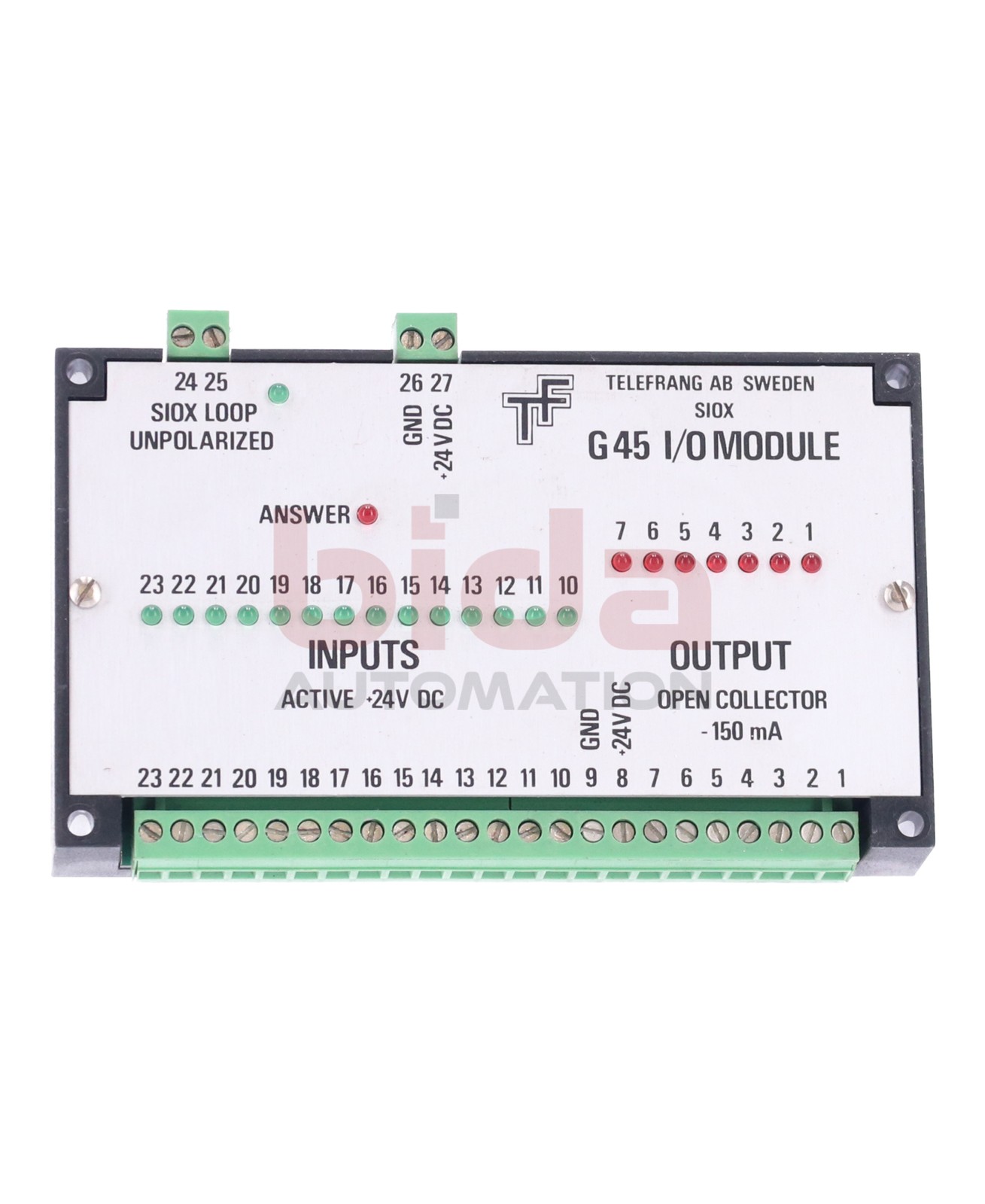 SIOX Telefrang AB Sweden G45 I/O Module