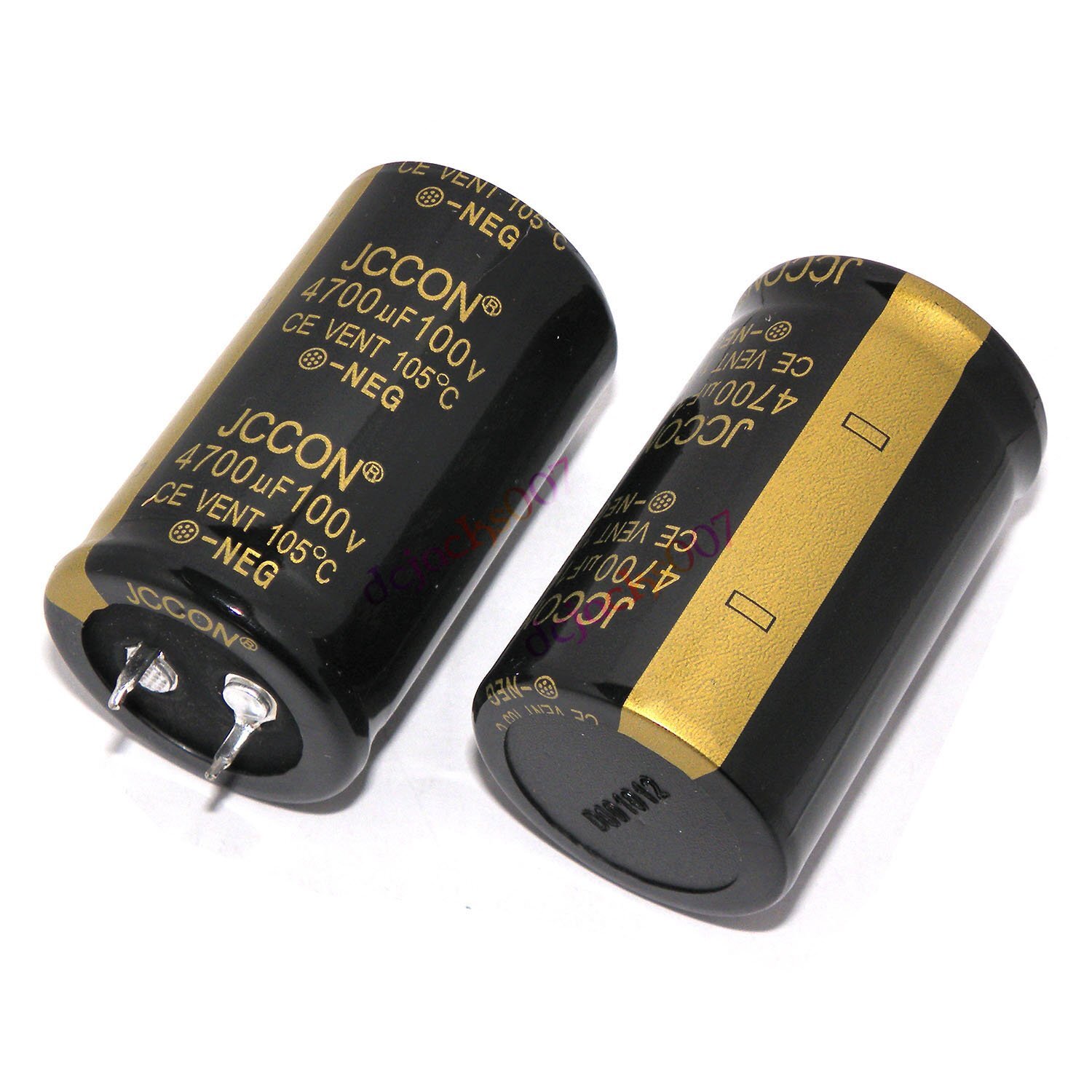 2PCS 100V 4700UF Aluminum electrolytic Capacitor 4700UF100V 30*50 mm