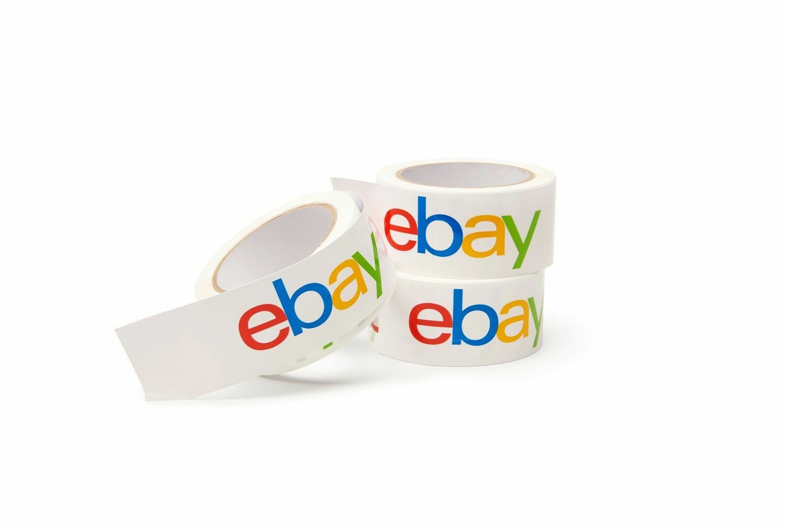 2- Rolls of 2″ x 75 yards Classic LOGO ✅ Official eBay Branded Packaging Tape