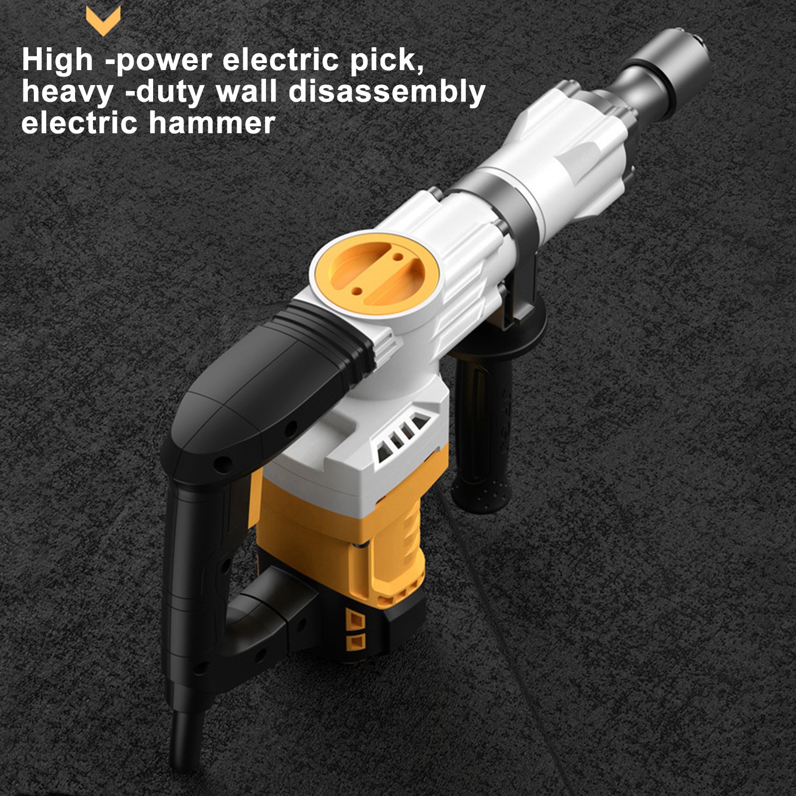 1200W Electric Hammer Drill Pure Copper Motor Industrial Concrete Breaking