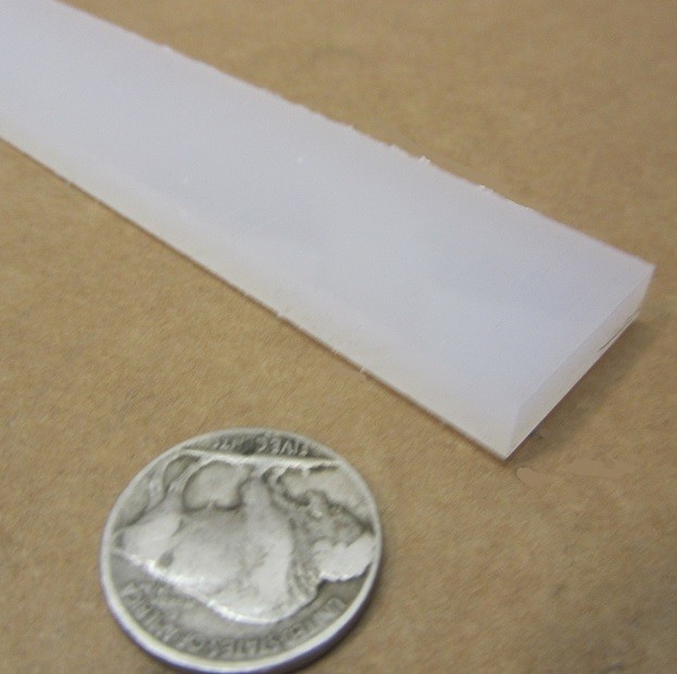 Polypropylene Bar 1/4″ (.250″) Thick x 1.0″ Wide x 48″ Long, 8 pcs, 32 feet
