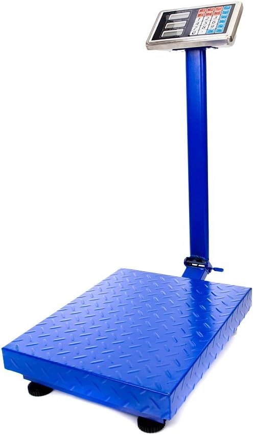 300KG/661lb Electronic Digital Platform Scale Heavy Duty Folding Floor Scales US
