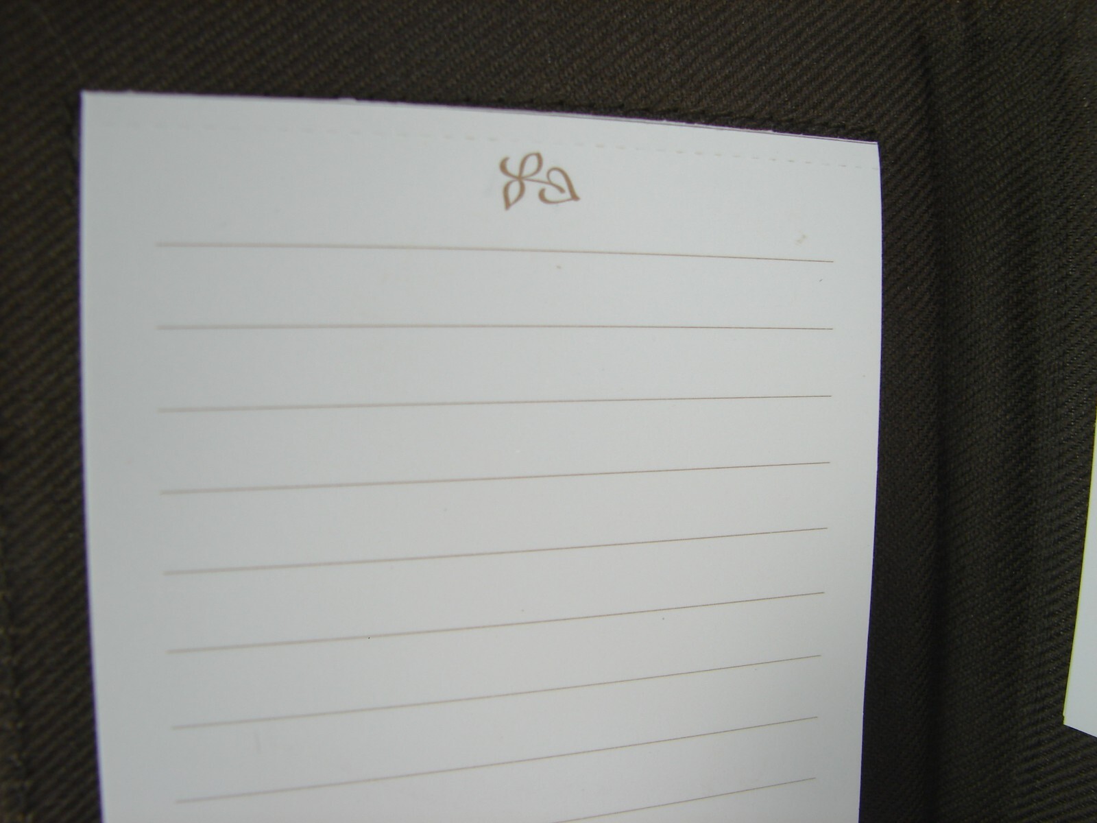 Notepad holder Pembrook Collection Wallet type